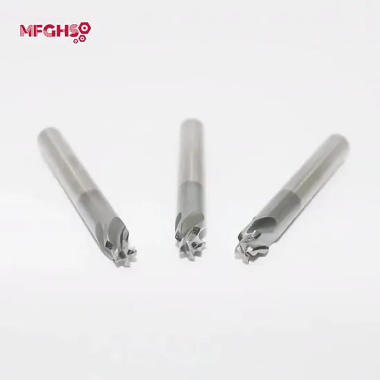 Coated Flat Square High Abrasion Resistance Non-Standard Customized End Mill Cutter
